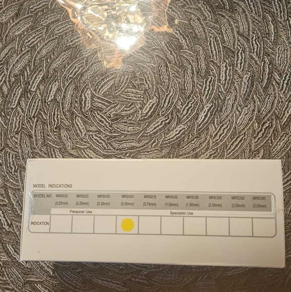 QTY 4 PROFESSIONAL TITANIUM MEDICAL GRADE 0.50 MM DERMA ROLLERS - Picture 2 of 4